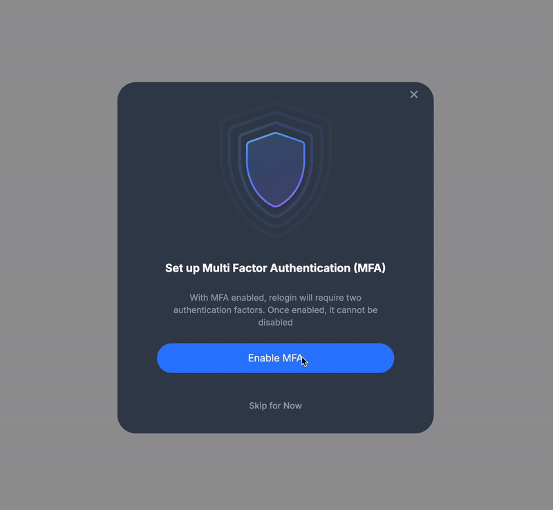 Backup MFA Options